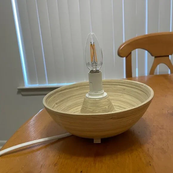 SET OF 2 Ikea Misterhult table lamps with LED lightbulb - Picture 8 of 12